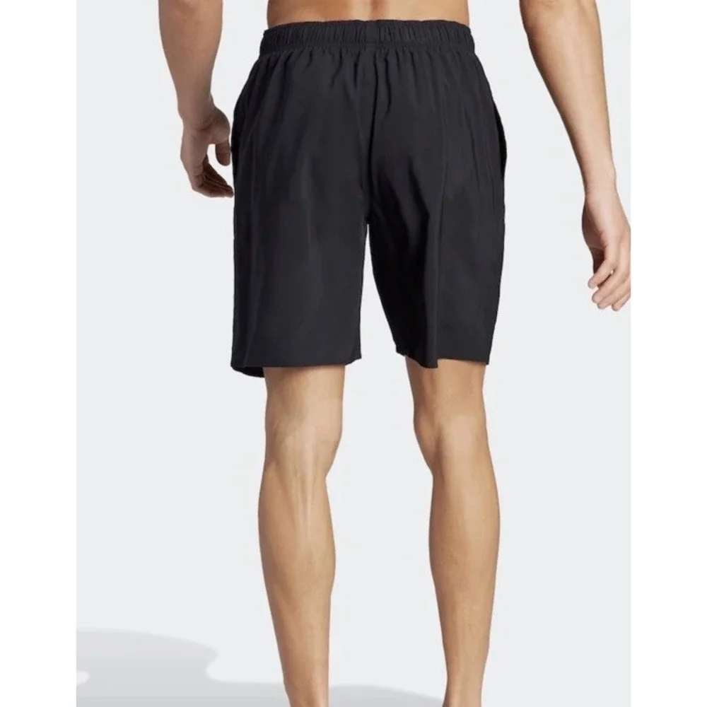 Adidas Black/Lucid Lemon‎ CLX Classic-Length Swim Shorts Men Size Large NWT